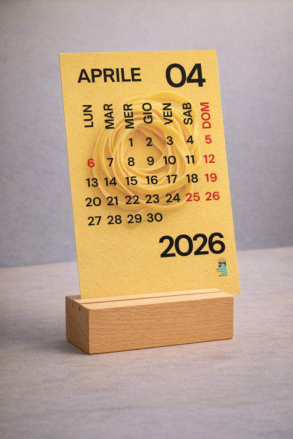 Calendario da tavolo 2026