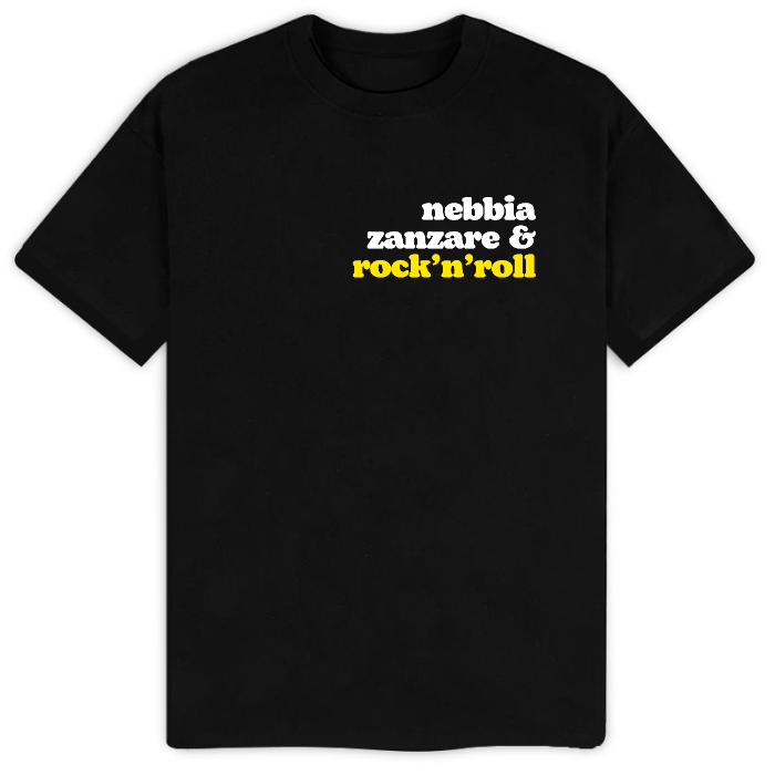 T-Shirt "Nebbia zanzare & rock'n'roll"