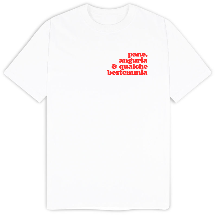 T-Shirt "pane, anguria & bestemmie"