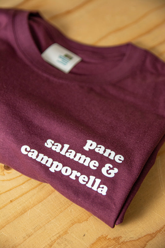 T-Shirt - Pane salame & camporella (bordeaux)