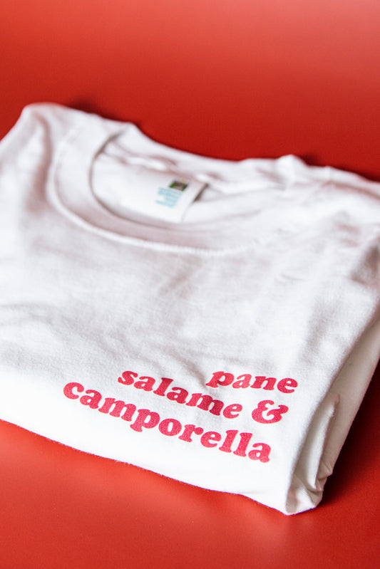 T-Shirt - Pane salame & camporella (bianca)