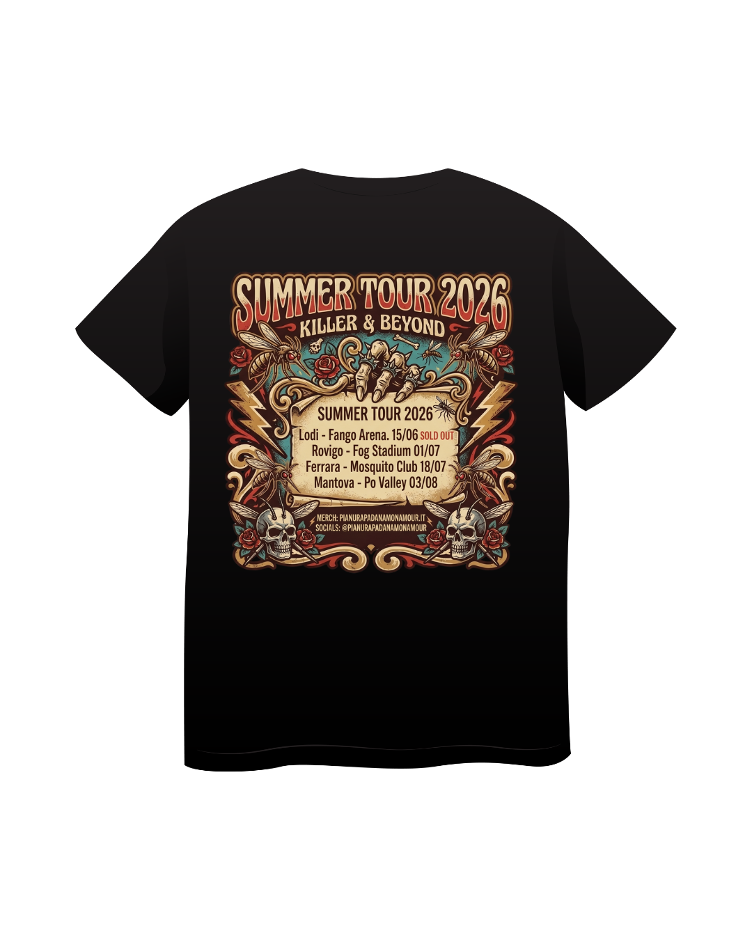 T-shirt Zanzara Killer Tour