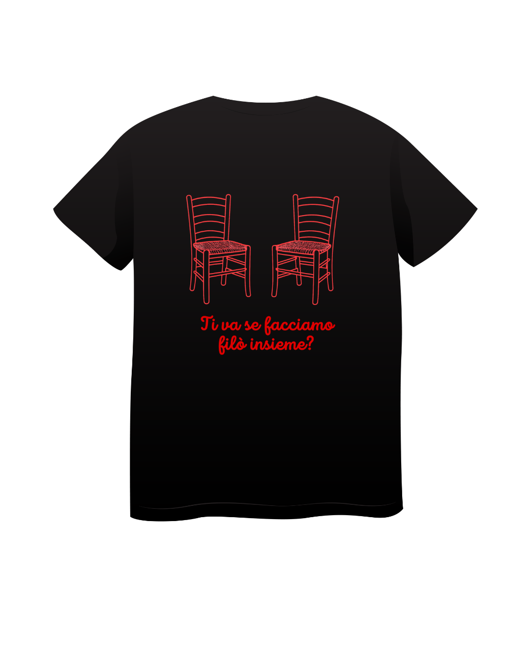 T-shirt Ti va se facciamo filòs / filò insieme?