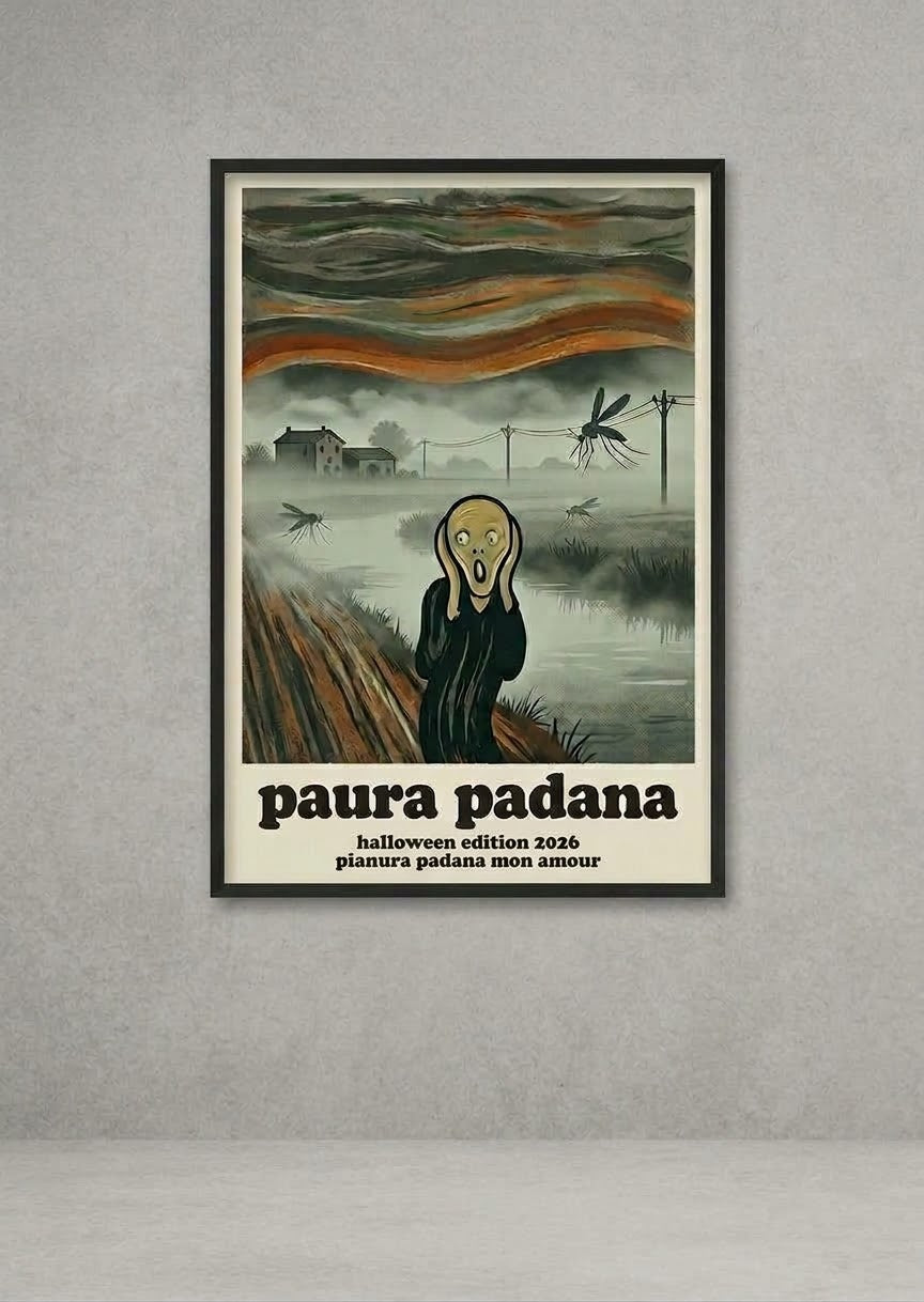 Poster PAURA PADANA - ed.limitata Halloween 2026