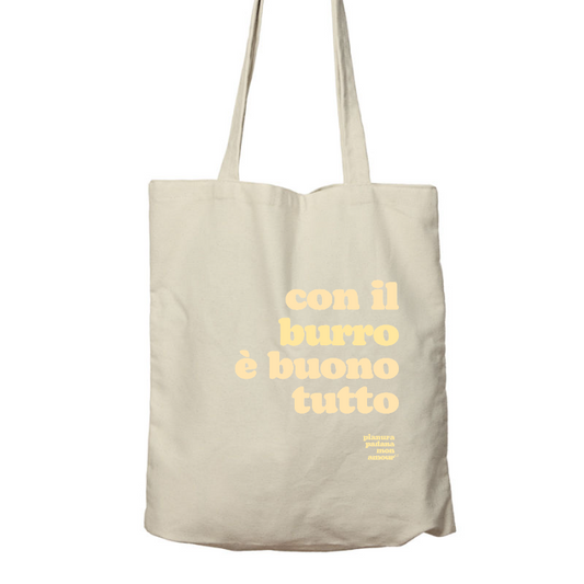 Shopper "Con il burro è buono tutto"