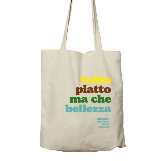 Shopper "Tutto piatto ma che bellezza"