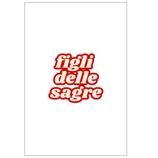Cartoline 10x15 cm (6 pz)-Figli delle sagre