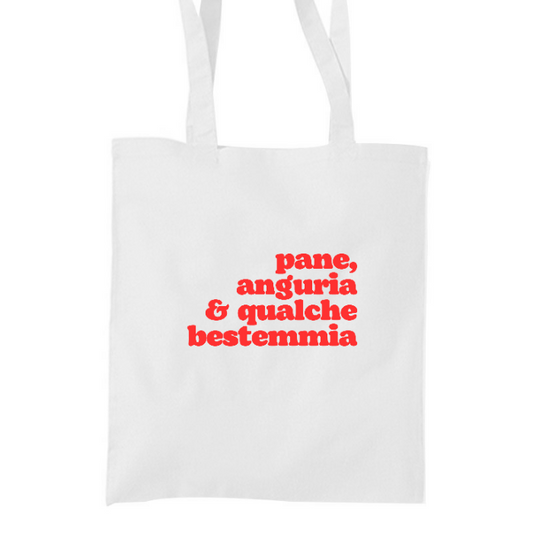 Shopper "Pane anguria & bestemmie"