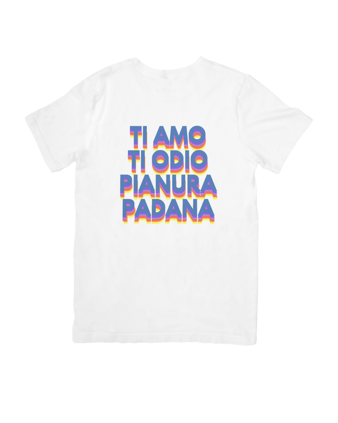 T-shirt Ti amo ti odio Pianura Padana