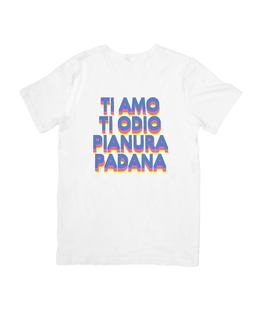 T-shirt Ti amo ti odio Pianura Padana
